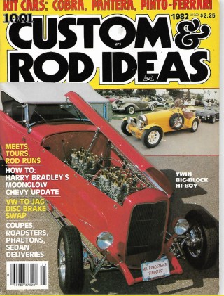 1001 CUSTOM AND ROD IDEAS 1982 ANNUAL - MOONGLOW, OAKLAND ROADSTERS, OHRBERG